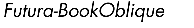 Futura-BookOblique