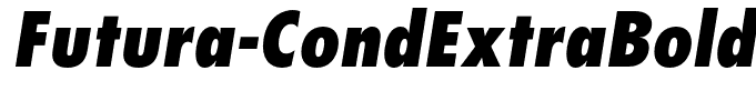 Futura-CondExtraBoldObl