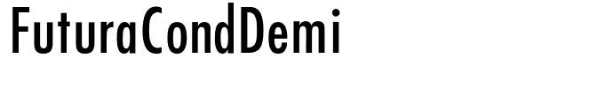 FuturaCondDemi