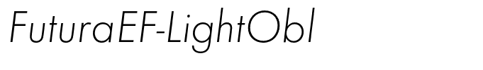 FuturaEF-LightObl