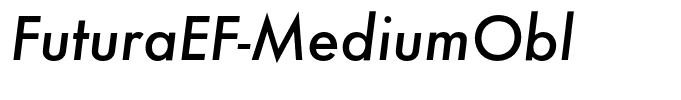 FuturaEF-MediumObl
