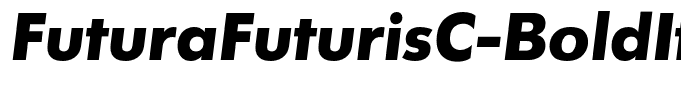 FuturaFuturisC-BoldItalic