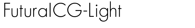 FuturaICG-Light