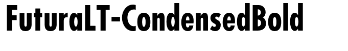 FuturaLT-CondensedBold