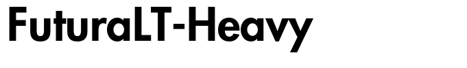 FuturaLT-Heavy