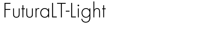 FuturaLT-Light