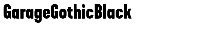 GarageGothicBlack
