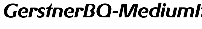 GerstnerBQ-MediumItalic
