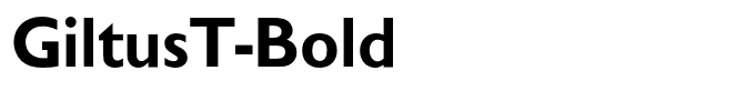 GiltusT-Bold