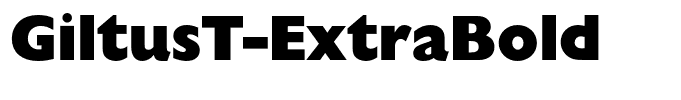 GiltusT-ExtraBold