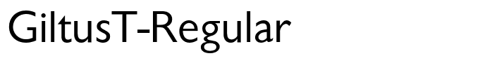 GiltusT-Regular