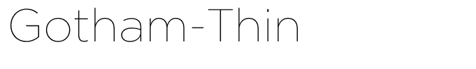 Gotham-Thin