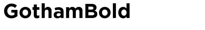 GothamBold