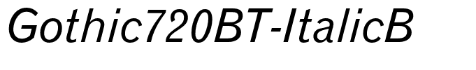 Gothic720BT-ItalicB