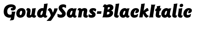 GoudySans-BlackItalic