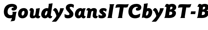 GoudySansITCbyBT-BlackItalic