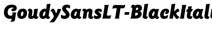 GoudySansLT-BlackItalic