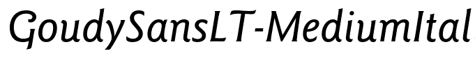 GoudySansLT-MediumItalic