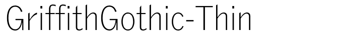 GriffithGothic-Thin