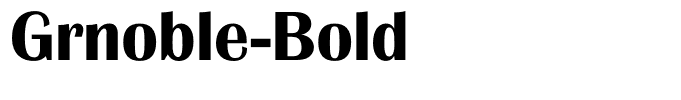 Grnoble-Bold