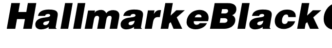 HallmarkeBlackOblique