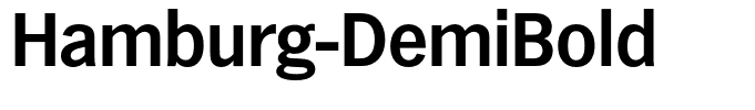 Hamburg-DemiBold