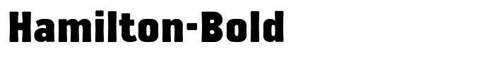 Hamilton-Bold