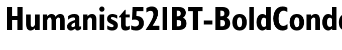 Humanist521BT-BoldCondensed