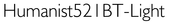 Humanist521BT-Light