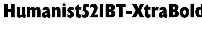 Humanist521BT-XtraBoldCondensed