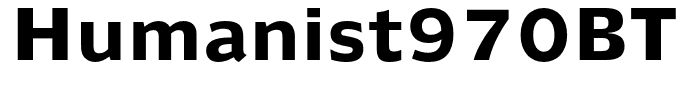 Humanist970BT-BoldC