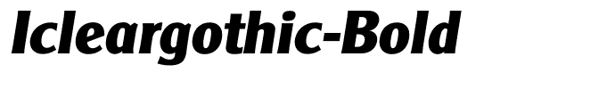 Icleargothic-Bold