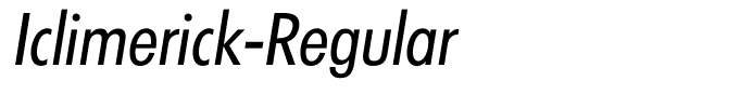 Iclimerick-Regular