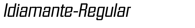 Idiamante-Regular