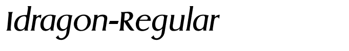 Idragon-Regular