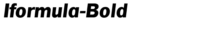 Iformula-Bold