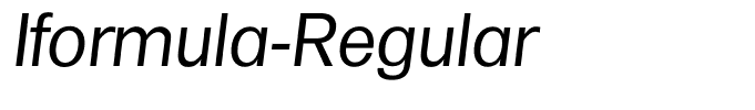 Iformula-Regular