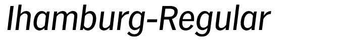 Ihamburg-Regular