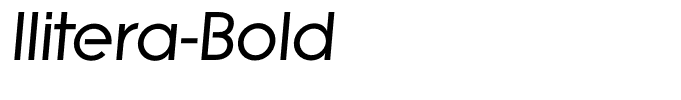 Ilitera-Bold