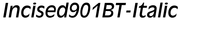 Incised901BT-Italic