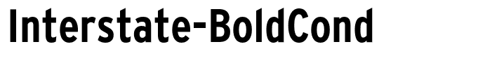 Interstate-BoldCond