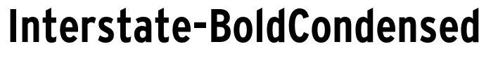 Interstate-BoldCondensed(1)