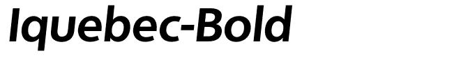 Iquebec-Bold