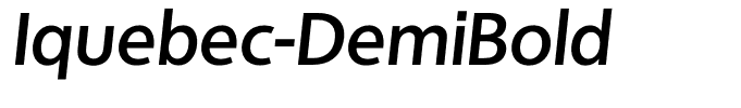Iquebec-DemiBold