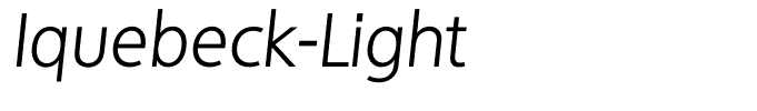 Iquebeck-Light