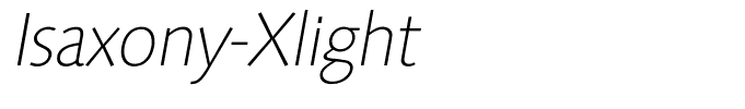 Isaxony-Xlight