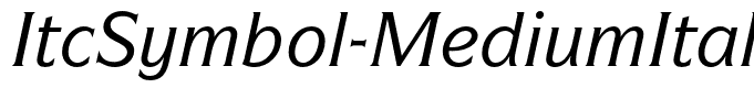 ItcSymbol-MediumItalic