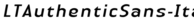 LTAuthenticSans-Italic