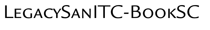 LegacySanITC-BookSC