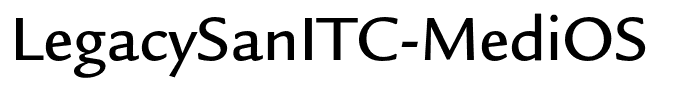 LegacySanITC-MediOS